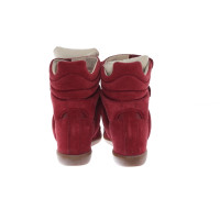 Isabel Marant Trainers Leather in Red