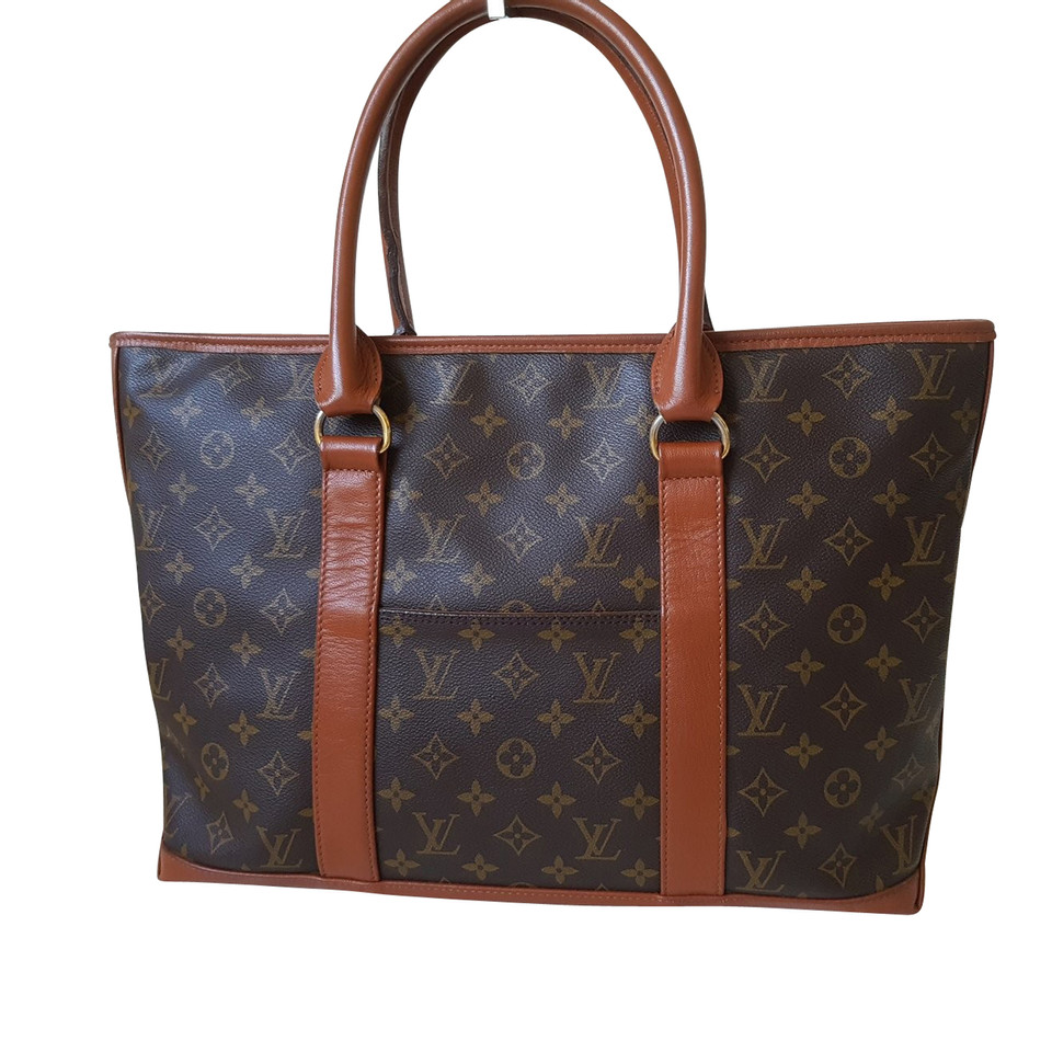 Louis Vuitton Shopper Leather in Brown
