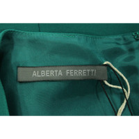 Alberta Ferretti Vestito in Seta in Verde