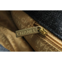 Chanel Sac fourre-tout en Denim en Bleu