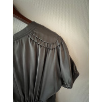 René Lezard Dress Silk in Grey