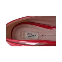 Furla Slippers/Ballerinas Patent leather in Pink