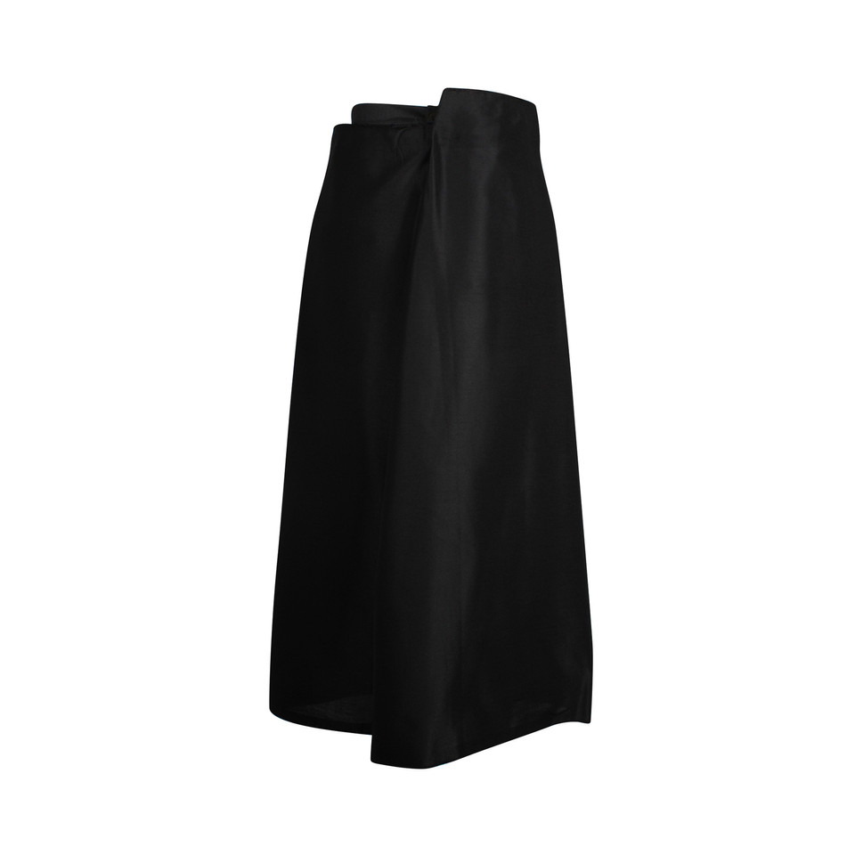 Yohji Yamamoto Trousers Silk in Black