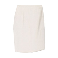 Max Mara Skirt Linen in White