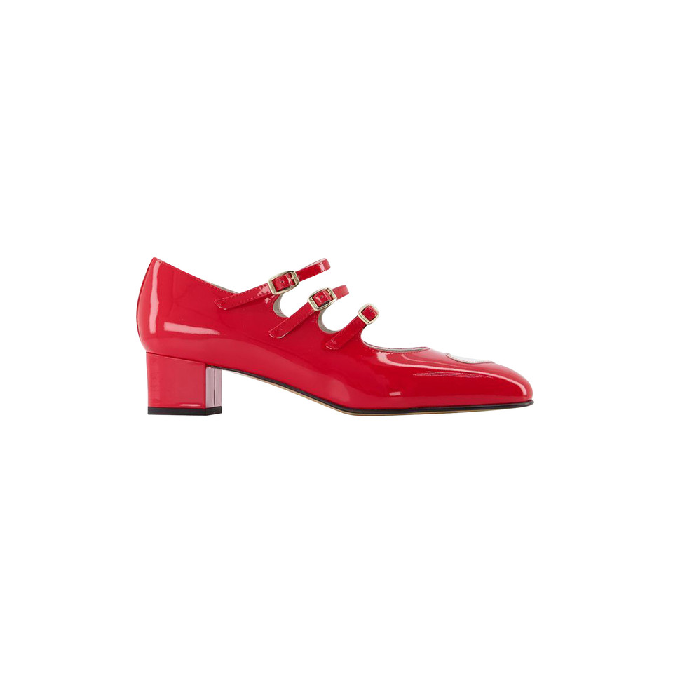 Carel Pumps/Peeptoes Leather in Red