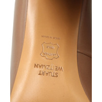 Stuart Weitzman Sandals Leather in Nude
