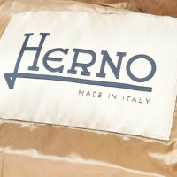 Herno Jacke/Mantel aus Seide in Braun