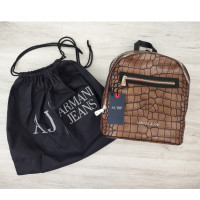 Armani Jeans Backpack in Brown