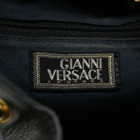 Versace Backpack Leather in Blue