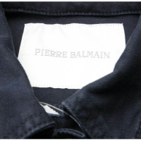 Pierre Balmain Jacket/Coat Cotton in Blue