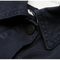 Pierre Balmain Jacket/Coat Cotton in Blue