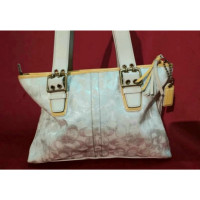 Coach Tote bag Canvas in Silvery