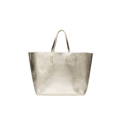 Genny Tote bag Leather in Gold