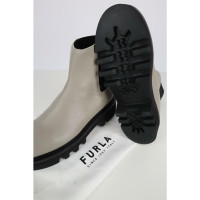 Furla Ankle boots Leather in Beige
