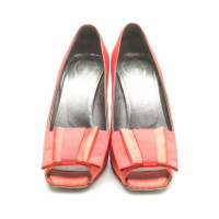 Prada Pumps/Peeptoes en Rouge