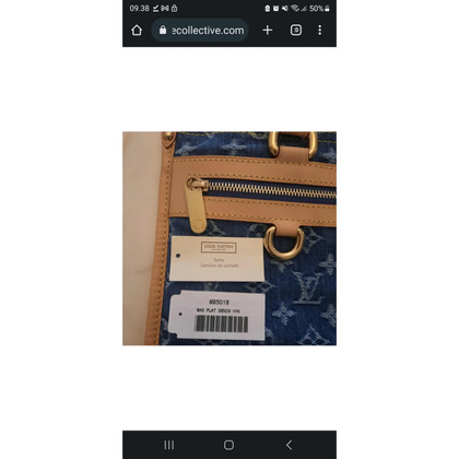 Louis Vuitton Tote bag in Denim in Blu