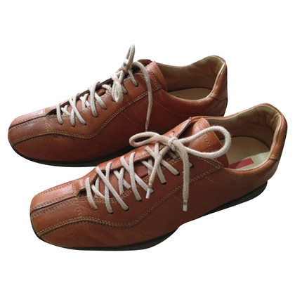 Prada Chaussures de sport en Cuir en Marron