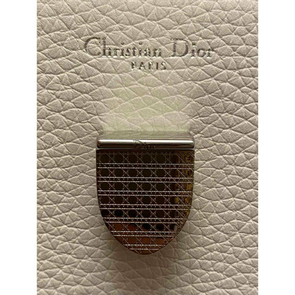 Christian Dior Diorever in Pelle in Crema