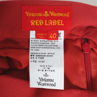 Vivienne Westwood Gonna in Viscosa in Rosso