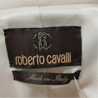 Roberto Cavalli Giacca/Cappotto in Lana in Beige
