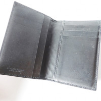 Bottega Veneta Bi-Fold Wallet in Pelle in Nero