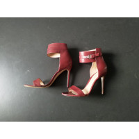 Gianvito Rossi Sandals Leather in Bordeaux