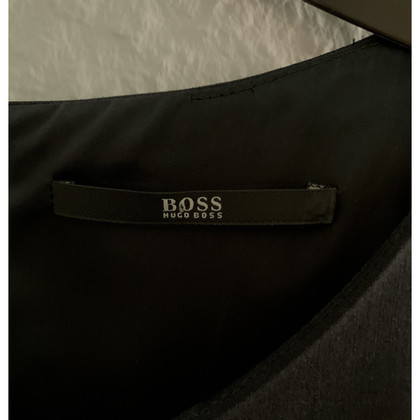 Hugo Boss Robe en Viscose en Bleu