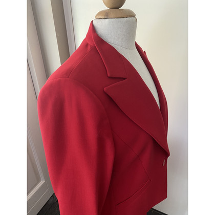 Armani Collezioni Suit Wool in Red