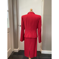 Armani Collezioni Anzug aus Wolle in Rot
