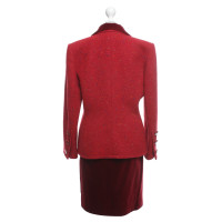 Givenchy 2 pezzi costume in rosso