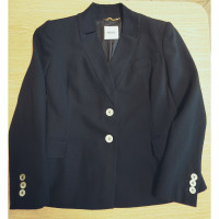 Moschino Jacket/Coat Wool in Blue