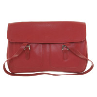Longchamp Rote Lederhandtasche