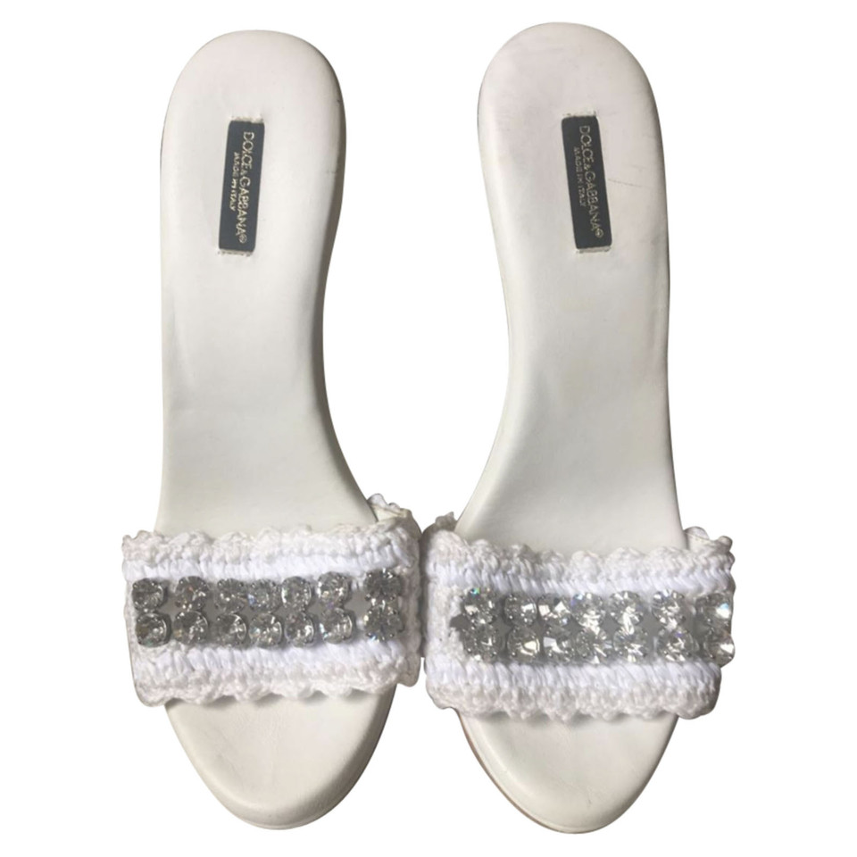 Dolce & Gabbana Sandalen in Wit