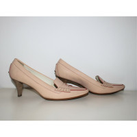 Tod's Pumps/Peeptoes Leather in Nude