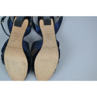 L.K. Bennett Sandals Leather in Blue
