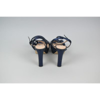 L.K. Bennett Sandals Leather in Blue