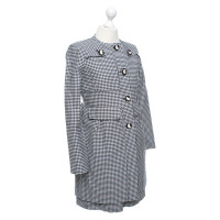 Red Valentino Coat & dress with plaid pattern