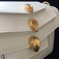 Bulgari Borsa a tracolla in Pelle in Bianco