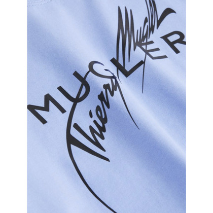Mugler Capispalla in Cotone in Blu