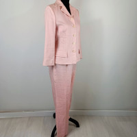Hugo Boss Anzug aus Leinen in Rosa / Pink