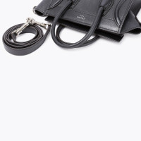 Céline Luggage Leather in Black
