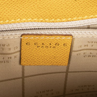 Céline Shoulder bag Leather in Yellow