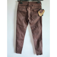 Htc Los Angeles Trousers Cotton in Brown