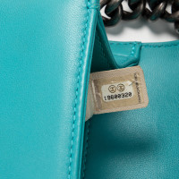 Chanel Boy Wallet on Chain en Cuir en Turquoise