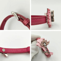 Prada Accessoire aus Leder in Rosa / Pink