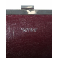 Christian Dior Clutch aus Canvas in Rot
