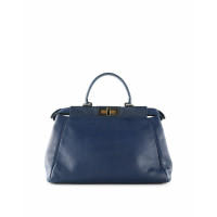 Fendi Handbag Leather in Blue