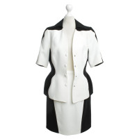 Mugler Costume en noir / blanc