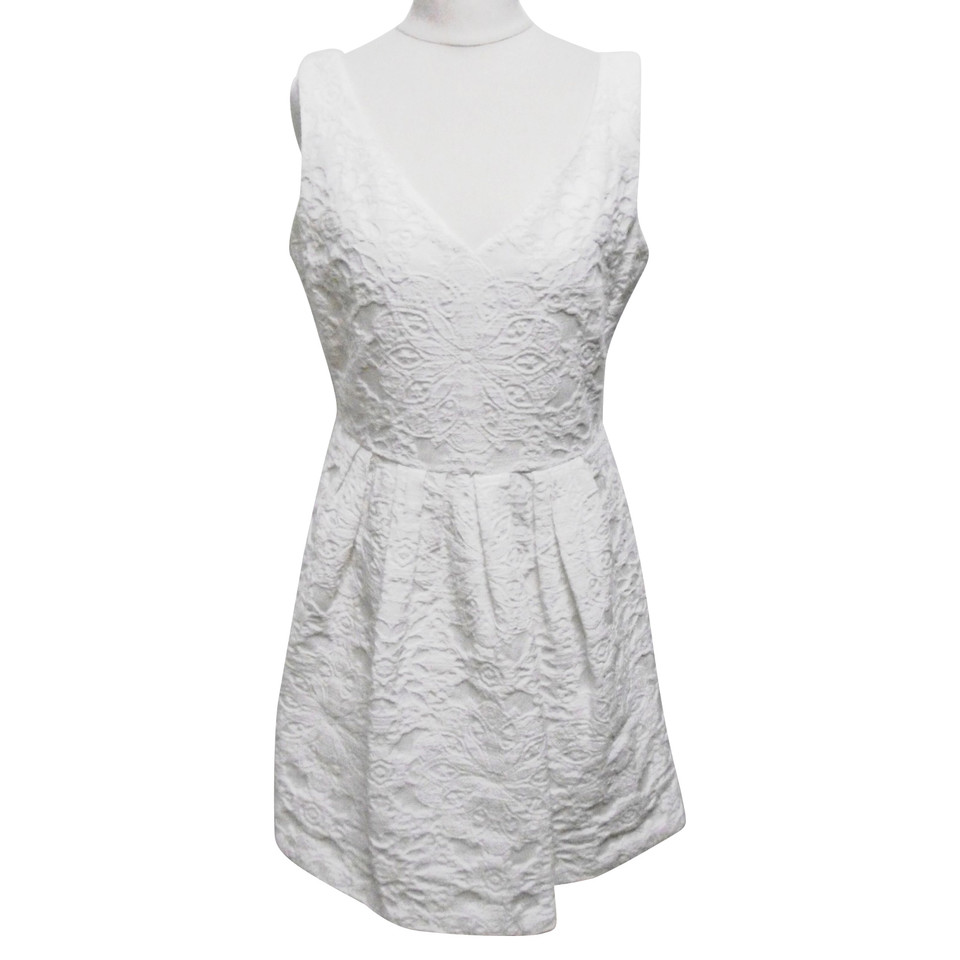 Raoul  Kleid aus Baumwolle in Weiß