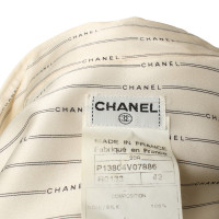 Chanel Zijden blouse in crème